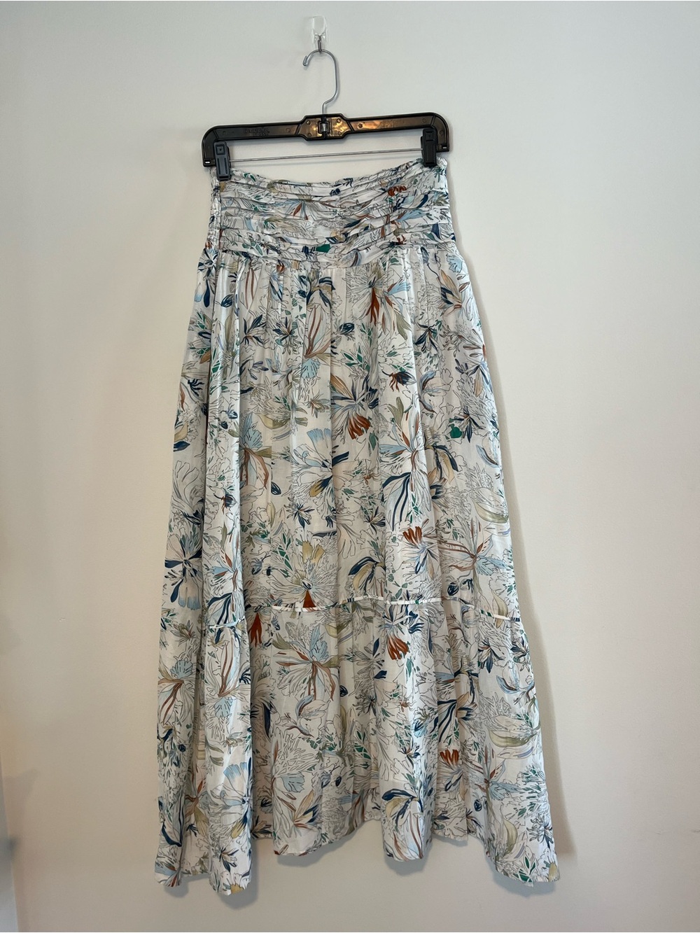 Maria Cher Silk/Cotton Skirt